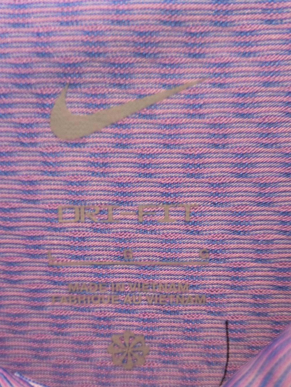 Nike Men’s Light Purple Polo with Black Swoosh